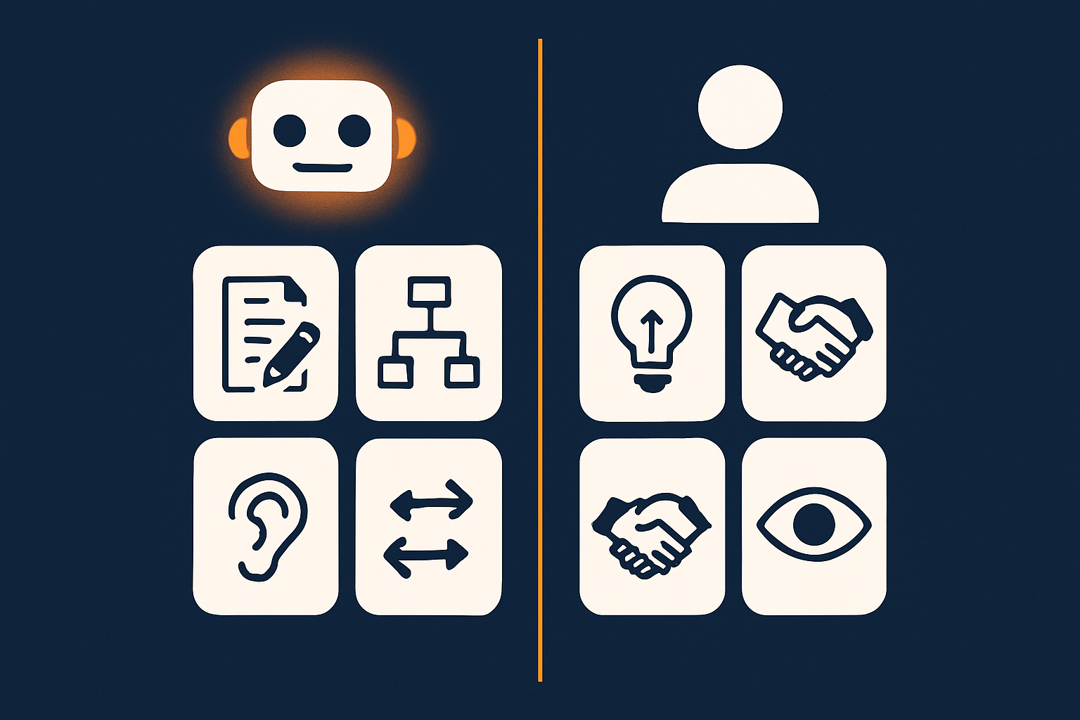 O que a IA faz bem em propostas vs o que continua sendo trabalho humano