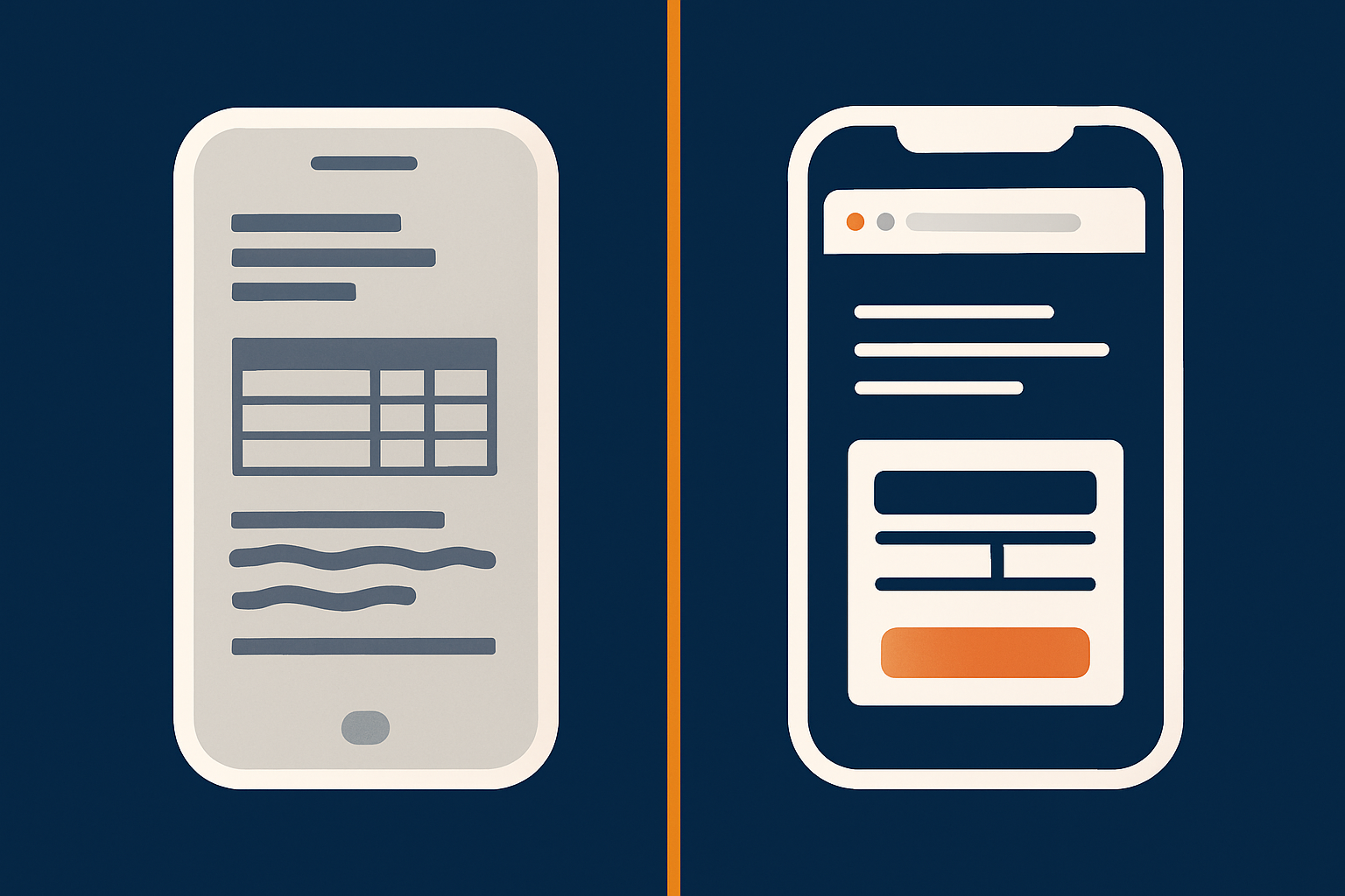 PDF de proposta quebrado no celular vs proposta online responsiva